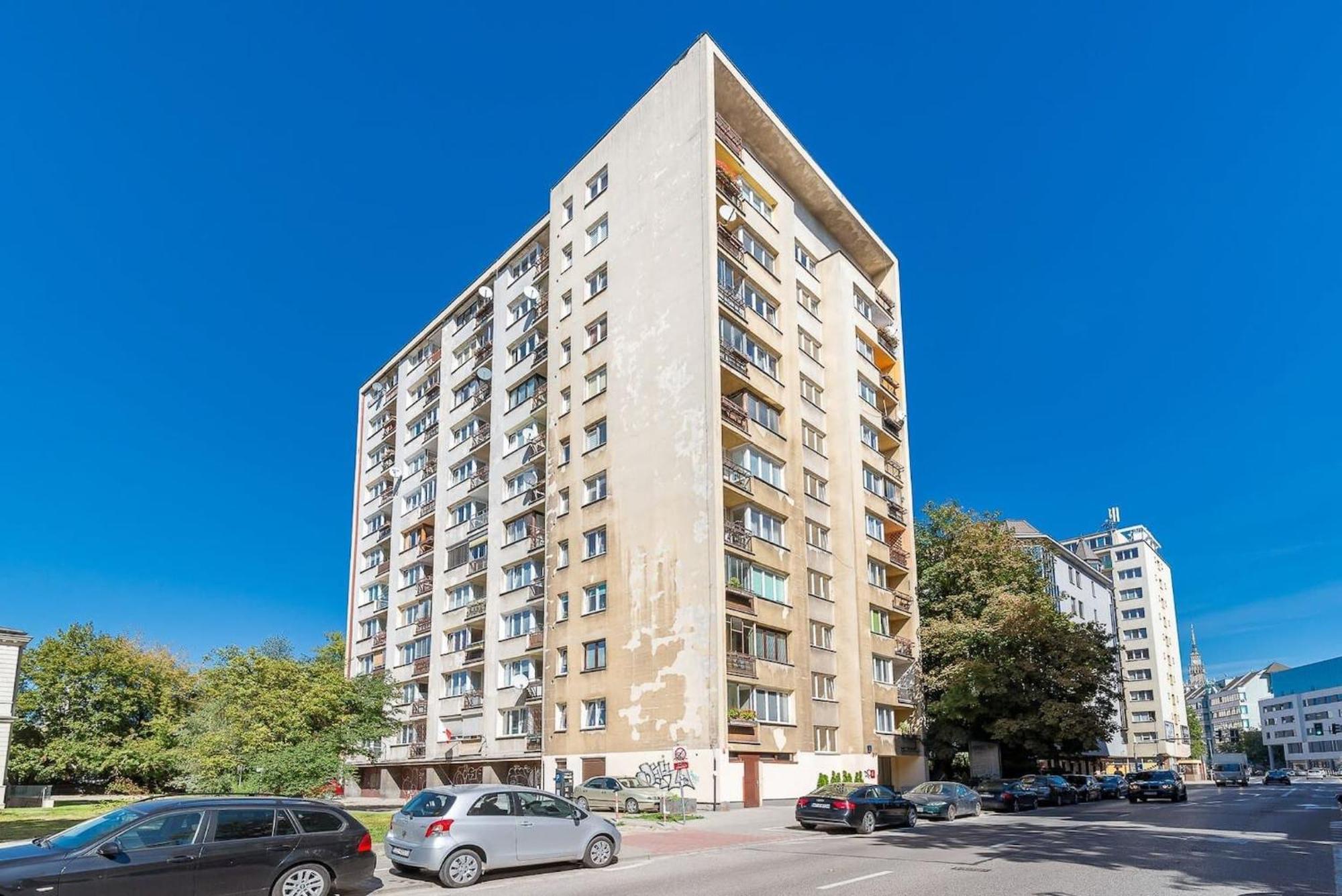 Navy Aesthetic Apartment With Balcony By Noclegi Renters Warszawa Eksteriør bilde